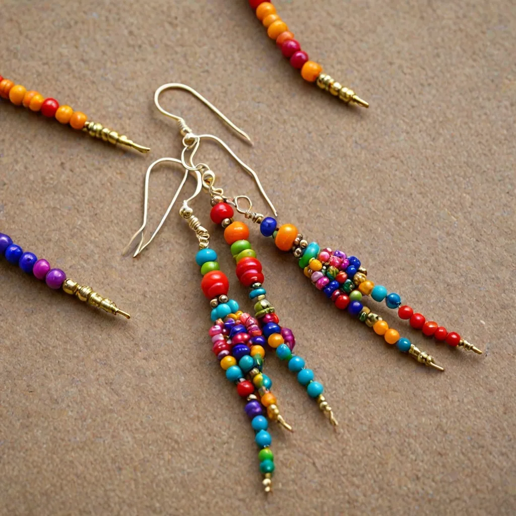 Jak zrobić kolczyki z koralików?