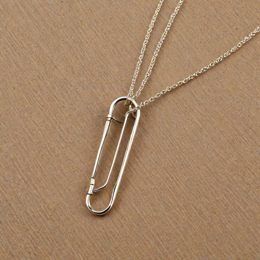 Co oznacza naszyjnik z agrafką?